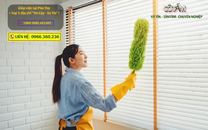 Bảng giá dịch vụ tìm giúp việc tỉnh Phú Thọ