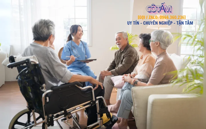 Khuyến khích người già tham gia các hoạt động hội nhóm