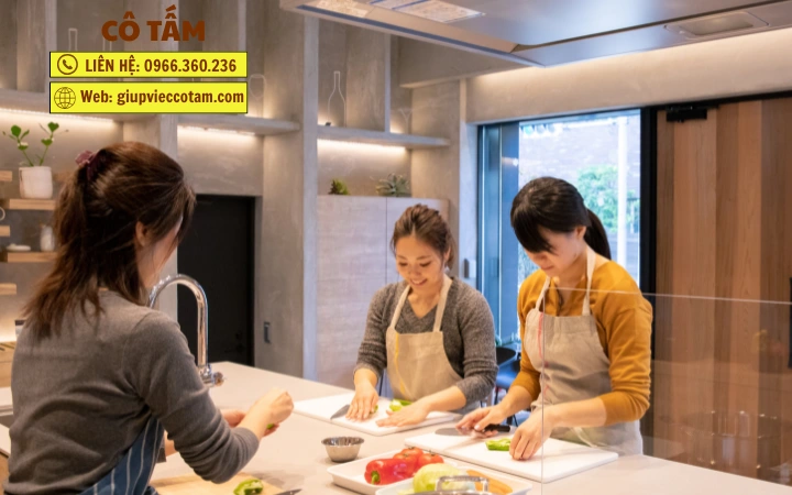 So sánh giữa tự làm và thuê giúp việc ở Hà Nội