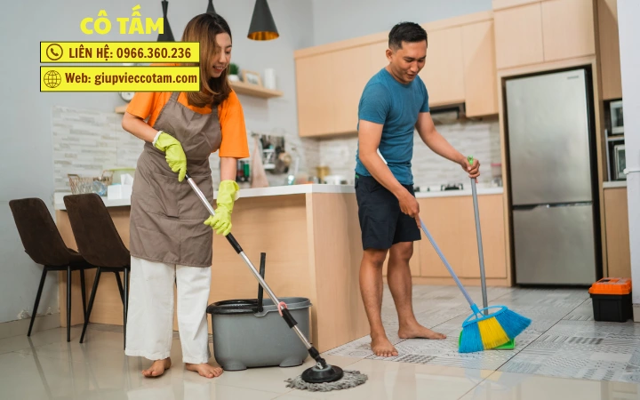 Xóa tan nỗi lo nhà cửa nhờ vào giúp việc Hà Nội
