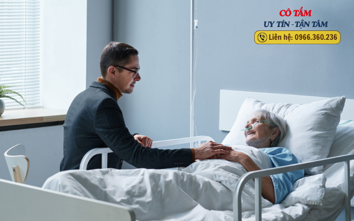 Dịch vụ giúp việc chăm người bệnh tại Bệnh Viện Nhiệt Đới Trung Ương.