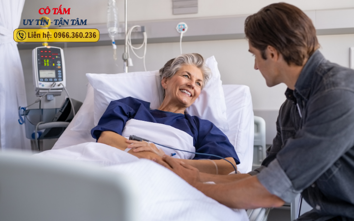 Dịch vụ giúp việc chăm người bệnh tại Bệnh viện Nông Nghiệp.