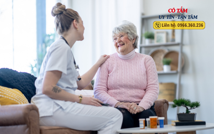 Số 1 trong dịch vụ thuê người chăm sóc bệnh nhân tại nhà