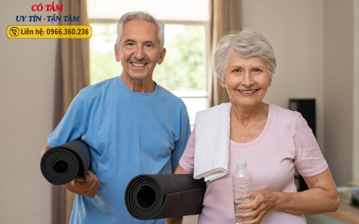 Giúp việc chăm người già: Làm sao để giảm stress hiệu quả?.