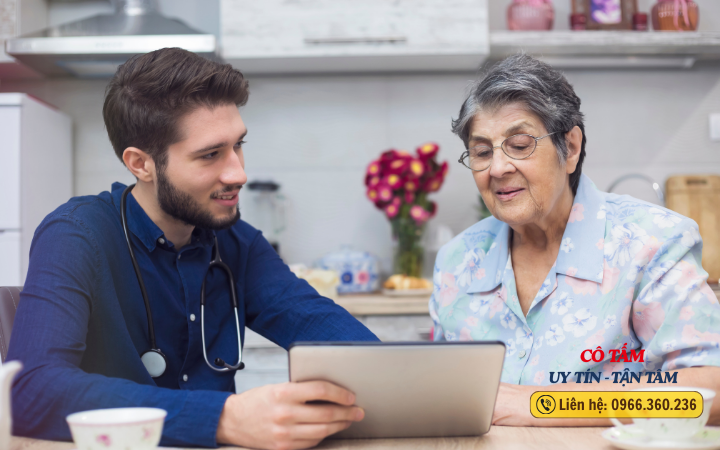 Khám phá giúp việc chăm người bệnh ngắn hạn tại bệnh viện.