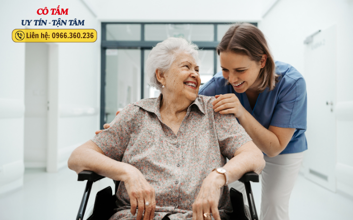 Đảm bảo sức khỏe với giúp việc chăm người bệnh tại nhà