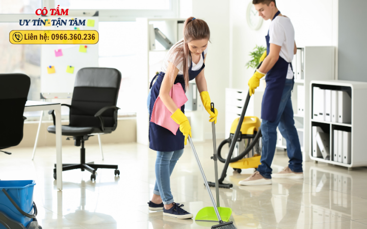 Công nghệ 4.0 và cung cấp tạp vụ nhà hàng hiện đại.