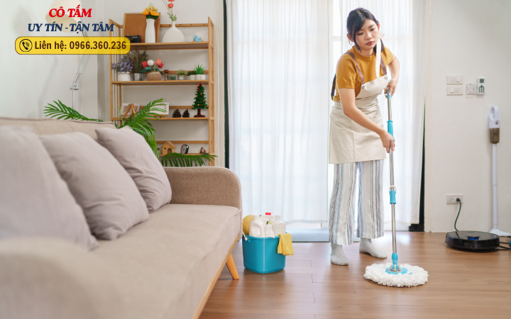 Giúp việc nhà ăn ở lại - Kết nối gia đình hạnh phúc.