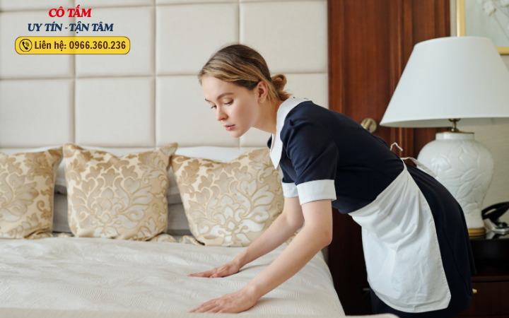 Giảm bớt lo âu với giúp việc nhà ăn ở lại