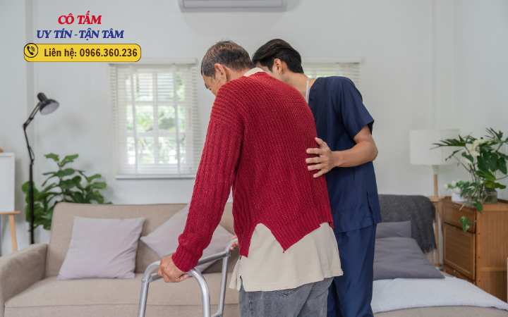 Giải pháp giúp việc chăm người bệnh tại không gian sống nhỏ