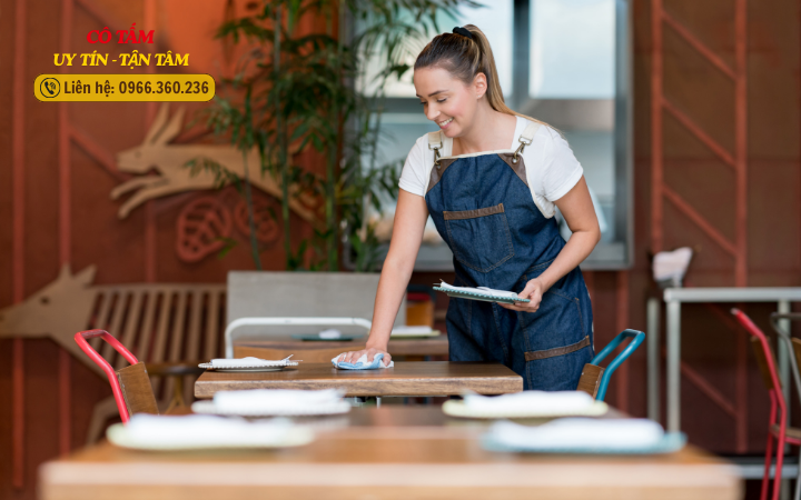 Tăng cường sự hài lòng qua cung cấp tạp vụ nhà hàng.