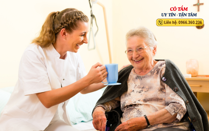 Giúp việc chăm sóc người già hiệu quả mọi lúc mọi nơi.