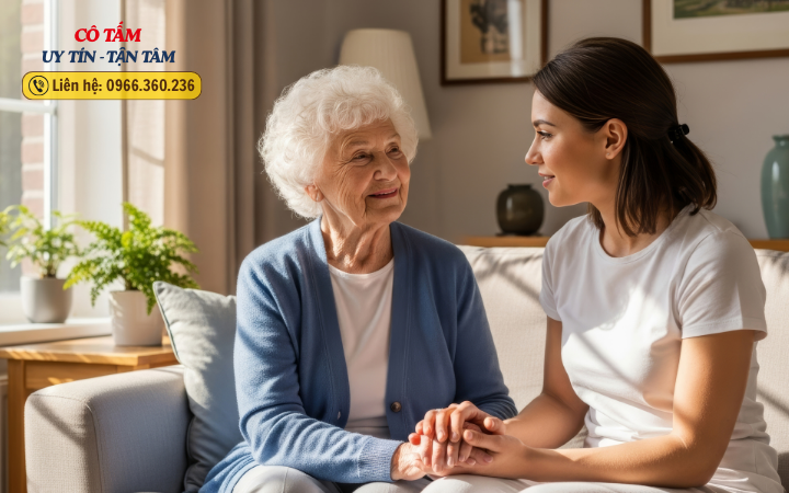 Giúp việc chăm sóc người già - Trải nghiệm dịch vụ tốt nhất.