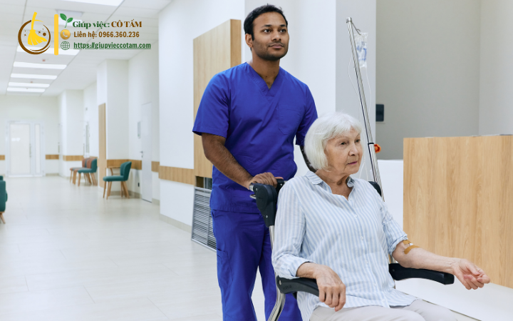 Cần tìm người chăm sóc người già tận tâm trong công việc