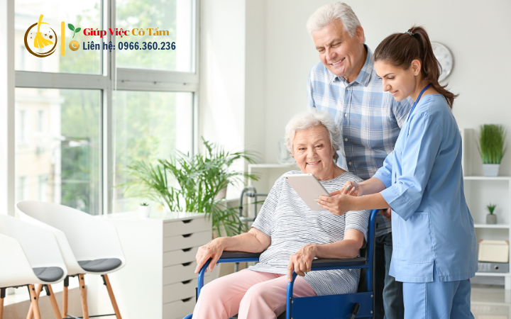 Giúp việc chăm người già, người bệnh quận Long Biên, Hà Nội