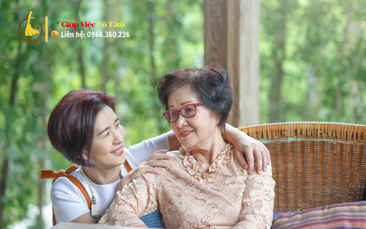 Giúp việc chăm người già, người bệnh tại Quốc Oai, Hà Nội.
