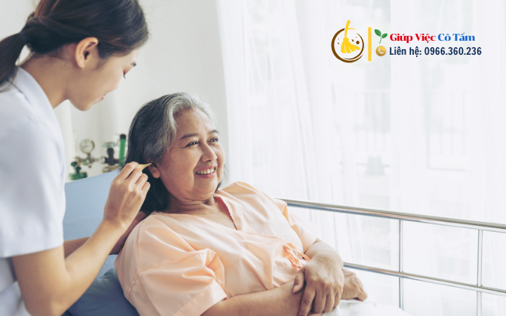 Giúp việc chăm sóc người già, người bệnh tại Thanh Trì, Hà Nội.