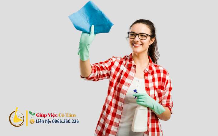 Giúp việc giỏi nghệ thuật dọn dẹp nhanh chóng