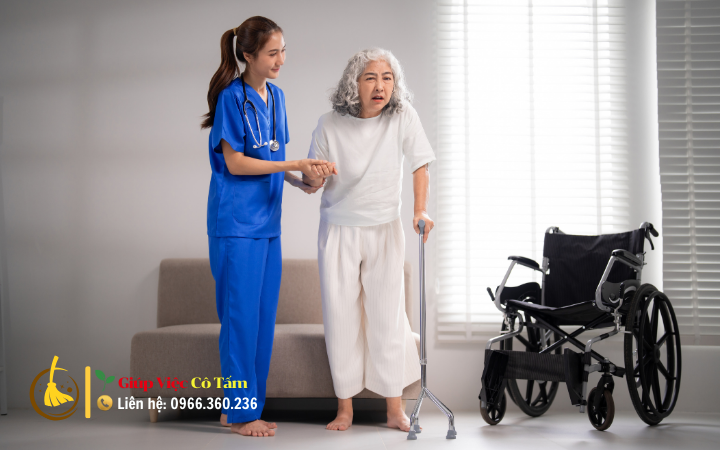 Chăm sóc tận tình qua dịch vụ chăm sóc sức khỏe tại nhà.