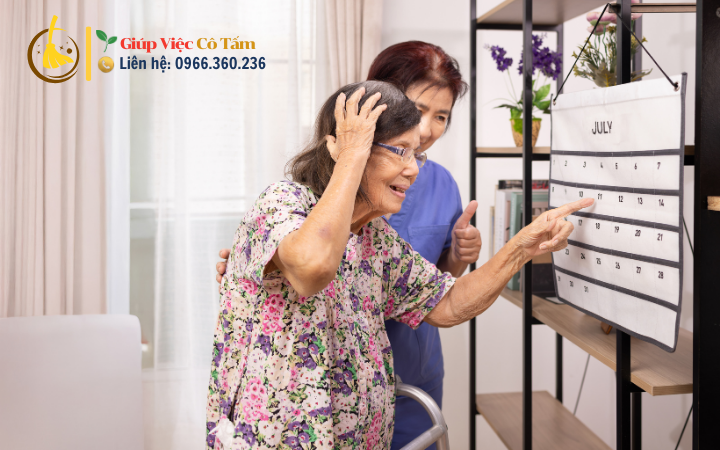 Giải pháp hiệu quả cho chăm sóc người già mất trí nhớ.