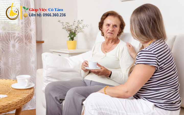 Chuyển hóa sự khó tính khi chăm người già khó tính.