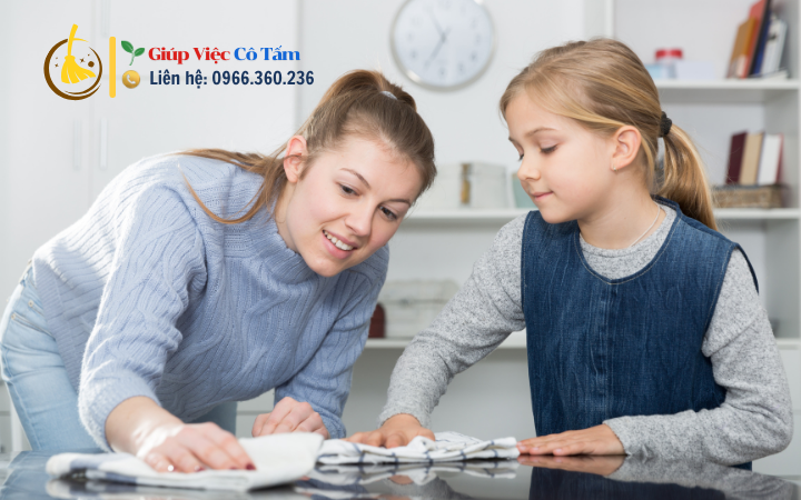 Chia sẻ kinh nghiệm trong công việc nội trợ.