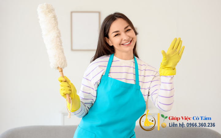 Bí quyết làm sạch trong công việc nội trợ hàng ngày.