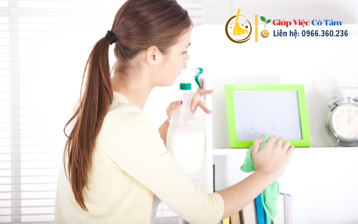 Dọn dẹp nhà cửa gia đình giúp bạn tiết kiệm thời gian.