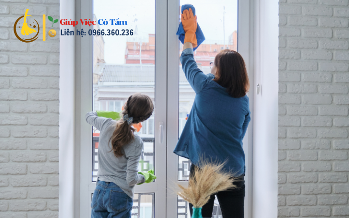 Nâng cao sức khỏe với dọn dẹp nhà cửa gia đình.