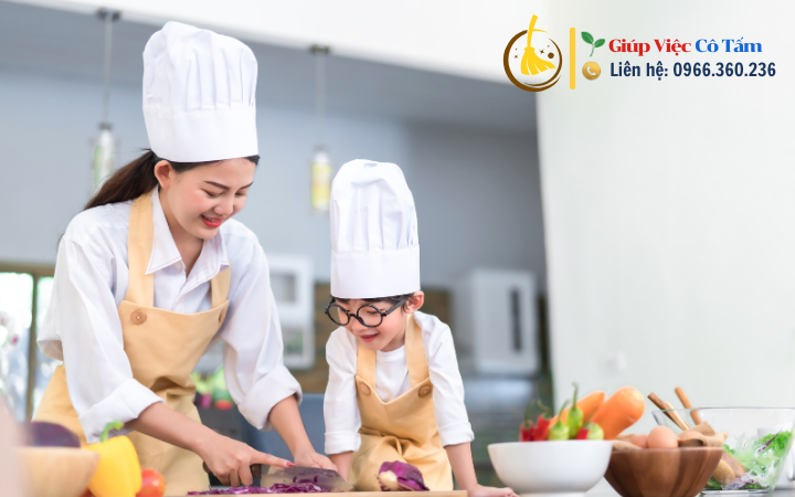 Vui vẻ bên bếp với nấu ăn gia đình lý thú