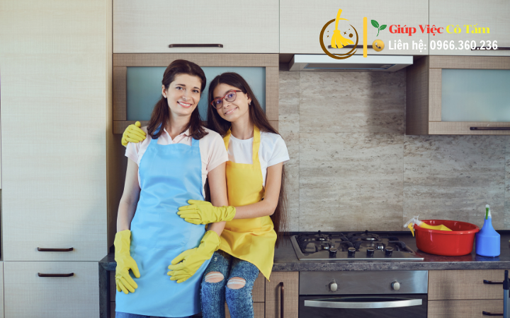 Giải pháp làm việc nhà tại gia đình cho người trẻ.