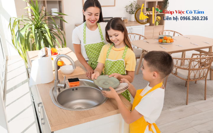 Giải quyết hiệu quả với rửa bát dọn bếp cho gia đình.