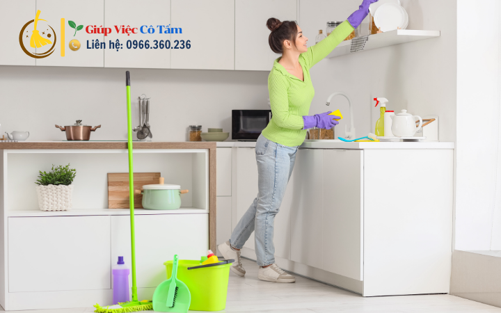 Tạo thói quen tốt với rửa bát dọn bếp mỗi ngày.