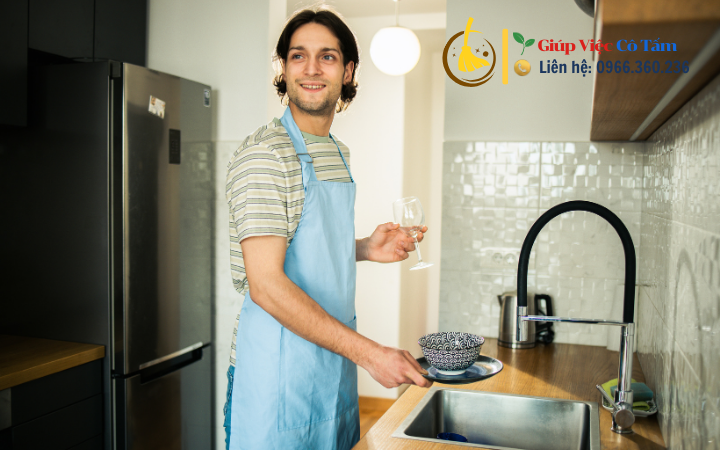 Rửa bát dọn bếp giúp bạn tiết kiệm thời gian mỗi ngày