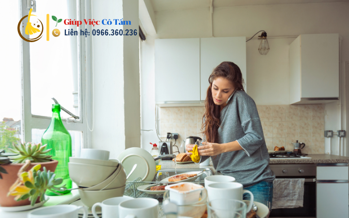 Lợi ích của việc rửa bát dọn bếp hàng ngày cho sức khỏe.