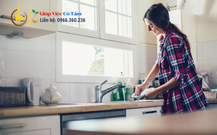 Thay đổi thói quen sống qua rửa bát dọn bếp dễ dàng.