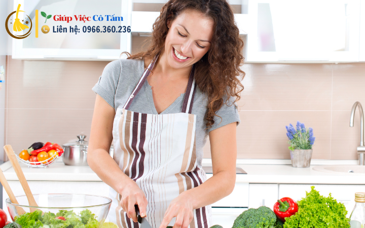 Sẵn sàng chuẩn bị bữa cơm gia đình ngon miệng.