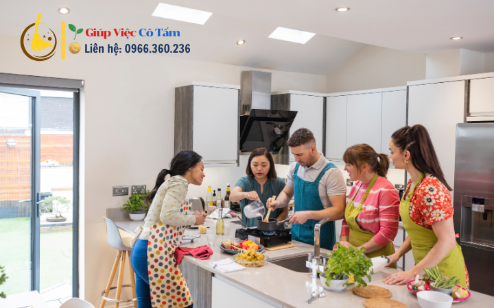 Thời gian lý tưởng cho chuẩn bị bữa cơm gia đình.