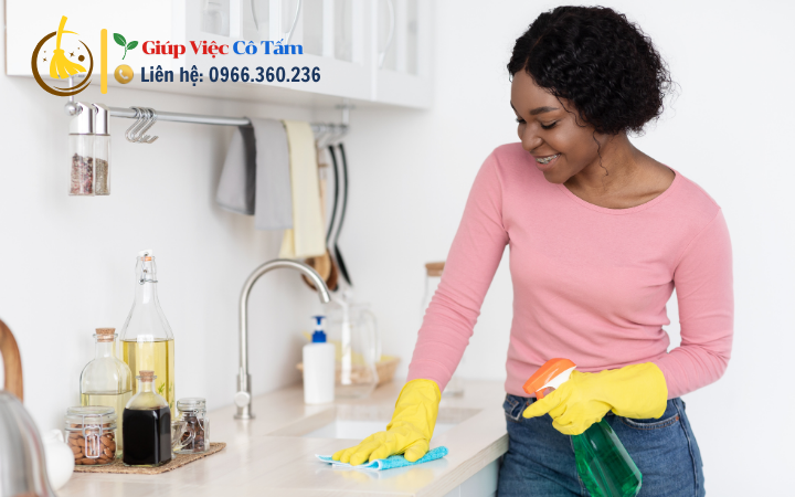 Chia sẻ bí quyết dọn bếp cho gia đình sạch sẽ.