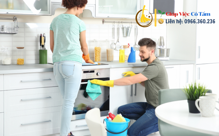 Thay đổi không gian với dọn bếp cho gia đình.