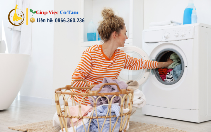 Thiết kế không gian sống với phơi đồ gấp quần áo.