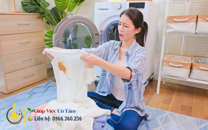 Ý tưởng trang trí khi phơi đồ gấp quần áo trong nhà.