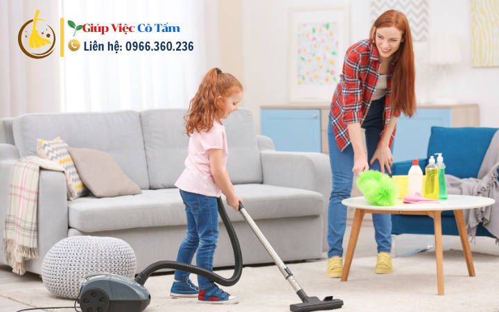 Làm công việc nhà đơn giản để tiết kiệm thời gian.