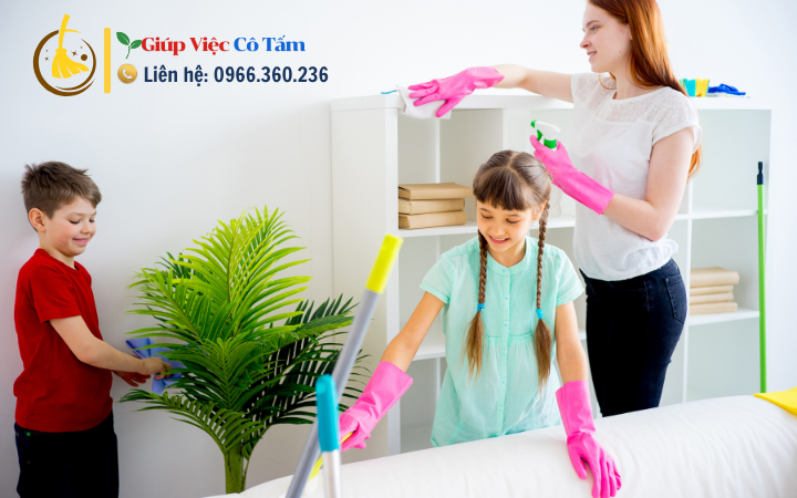 Cách làm việc nhà nhanh gọn cho người bận rộn