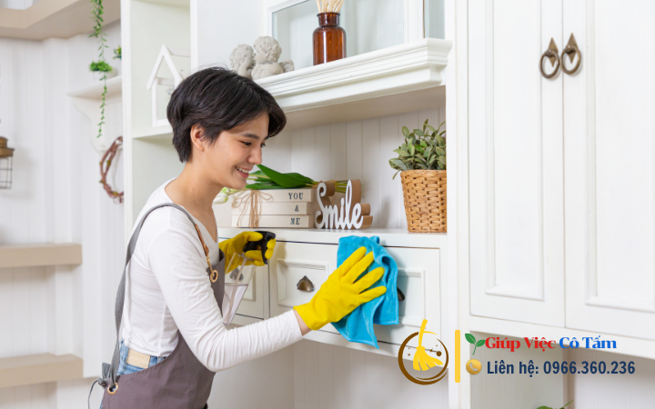 Quét dọn nhà cửa giúp kiểm soát bụi bẩn hiệu quả