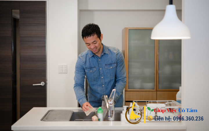 Giải pháp mẹo rửa bát đũa sạch giúp tiết kiệm nước.