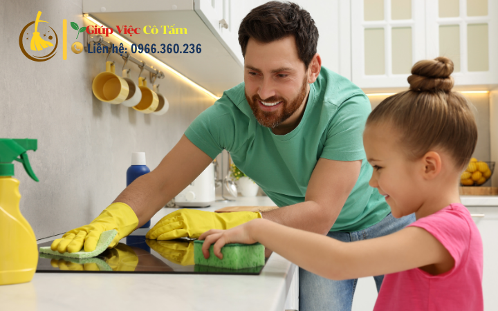 Liên hệ ngay với dịch vụ dọn dẹp nhà cửa chất lượng.