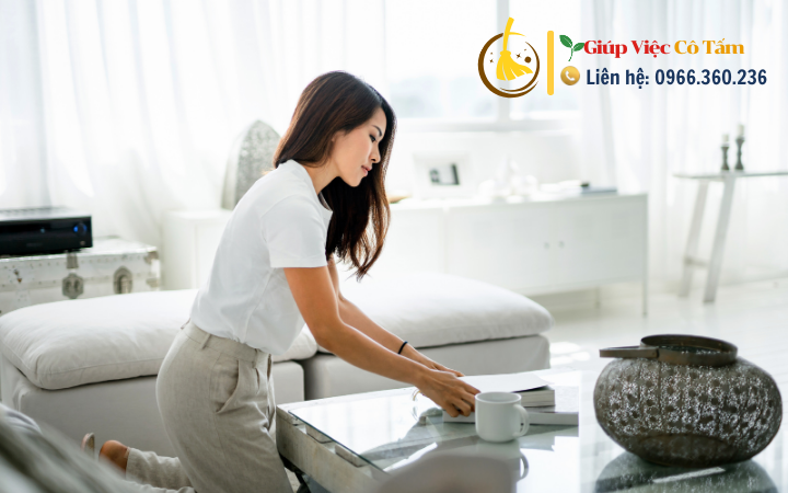 Dịch vụ dọn dẹp nhà cửa cho không gian nhỏ gọn.