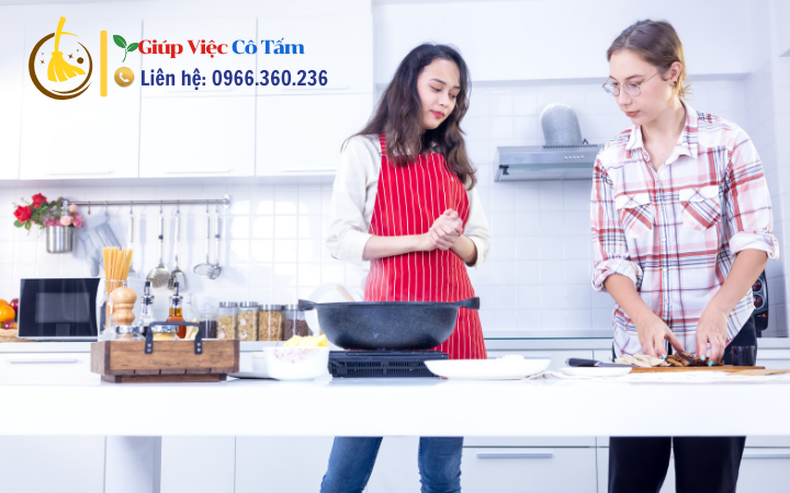 Sẵn sàng cho bữa tiệc bằng cách nấu bữa cơm ngon.