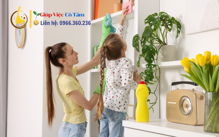 Xây dựng ý thức về nhà cửa gọn gàng mỗi ngày.